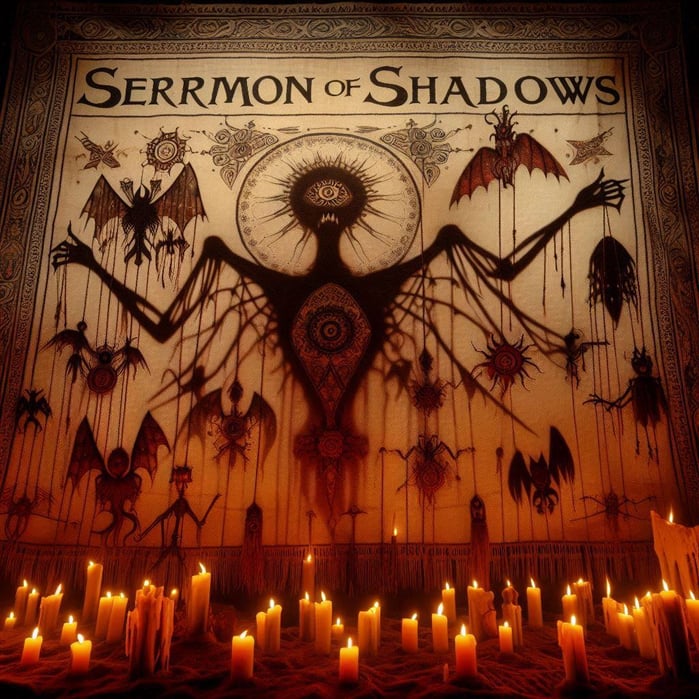 Silhouettes in The Sermon of Shadows Halloween theme by Visual Architects