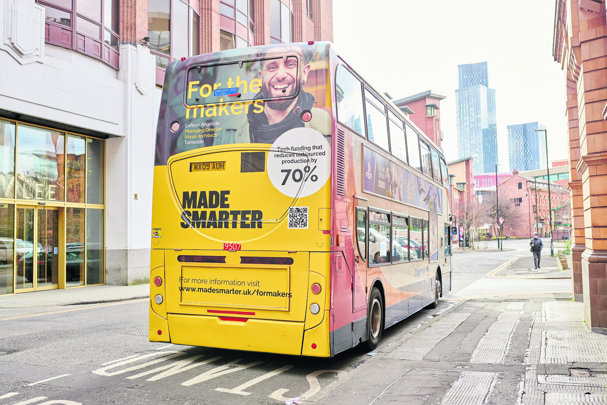 Visual Architects team collaborating on the ‘For The Makers’ campaign to boost technology adoption in North West Manchester